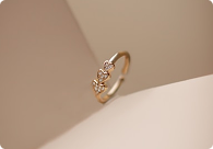 Endless Loop Diamond Ring